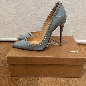 Christian louboutin Anjalina 120 patent pumps